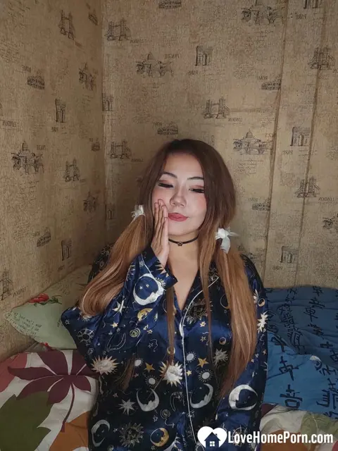 Petite Asian Babe in Lingerie and Socks Spreads Her Pussy – photo 1 of 20