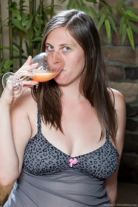 BBW MILF Spreads Her Hairy Pussy Outdoors – photo 1 of 16