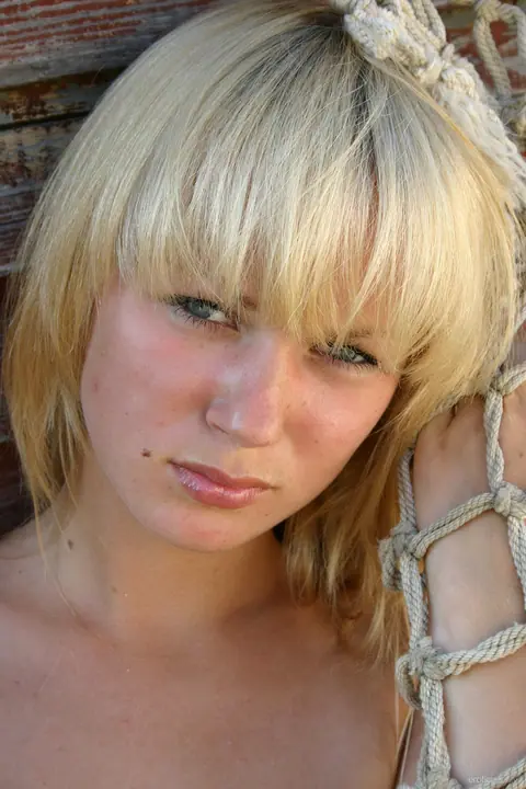Tanned Blonde Shows Off Her Big Tits and Thick Ass Outdoors – photo 15 of 20