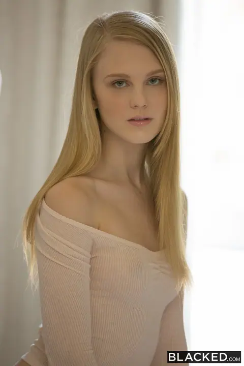 Lily Rader: Slim Blonde in Panties Takes a Huge Cock – photo 2 of 20