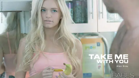 Alex Grey: Blonde in Panties Gets Fucked Cowgirl in the Kitchen – photo 2 of 14