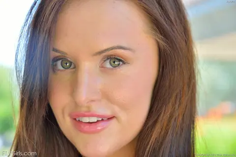 Jayden Taylors: Petite Brunette in a Dress Strips Outdoors and Shows Her Shaved Body – photo 12 of 20