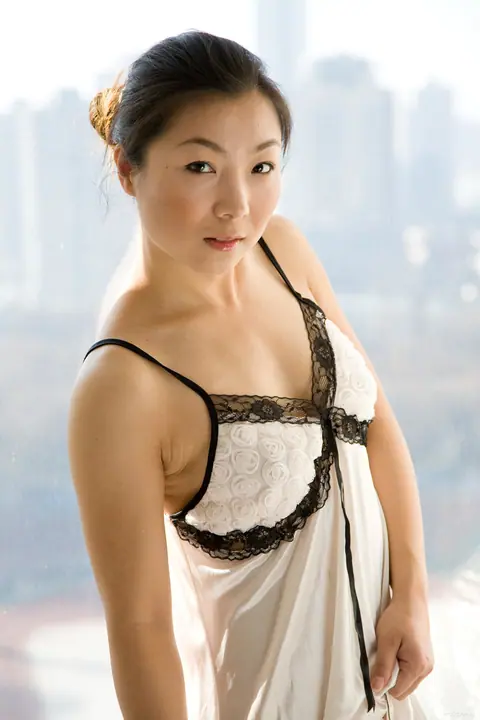 Asian Woman with Big Tits Spreads in High Heels – photo 3 of 20