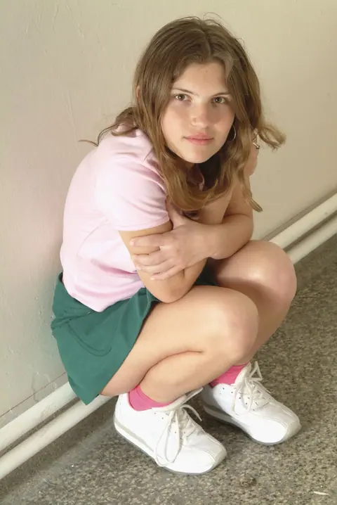 Brunette in Socks Fingers Herself and Uses a Toy – photo 1 of 20