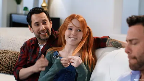Madi Collins: Skinny Redhead Takes Double Penetration in Threesome – photo 3 of 20