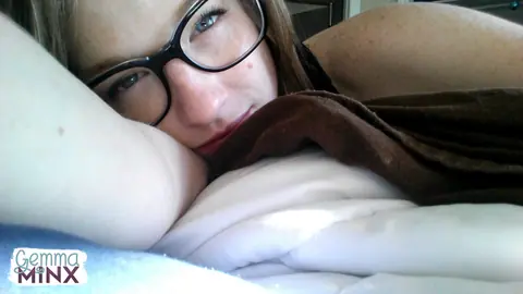 Gemma Minx: Redhead with Big Natural Tits Takes Lingerie Selfies in Glasses – photo 13 of 15