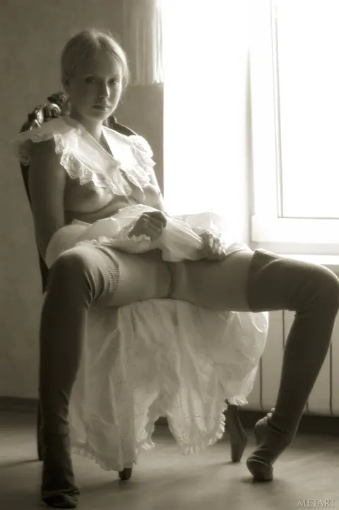 Woman in Stockings Spreads at the Window – photo 20 of 20