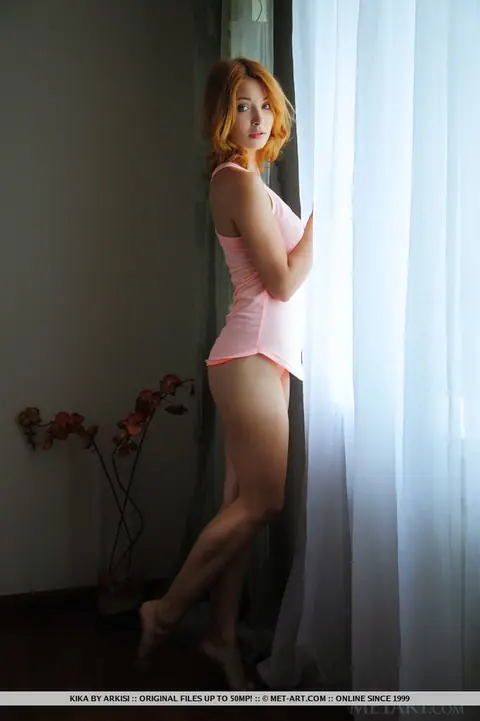 Redhead Flaunts Her Big Tits and Spreads Her Pussy – photo 1 of 18