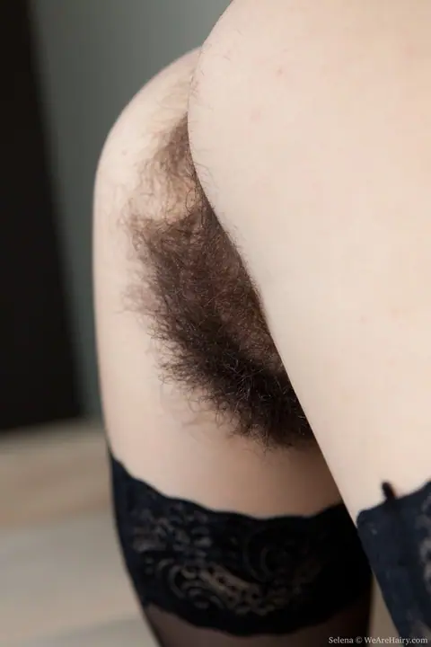 Slim Czech Blonde Spreads Her Hairy Pussy in Stockings – photo 14 of 16