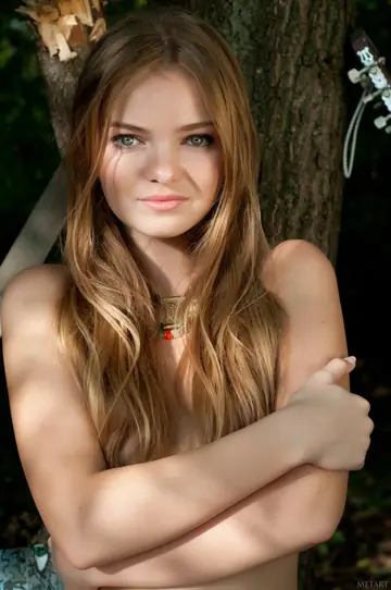 Bridgit A – Slim Russian Redhead Spreads Her Shaved Pussy Outdoors